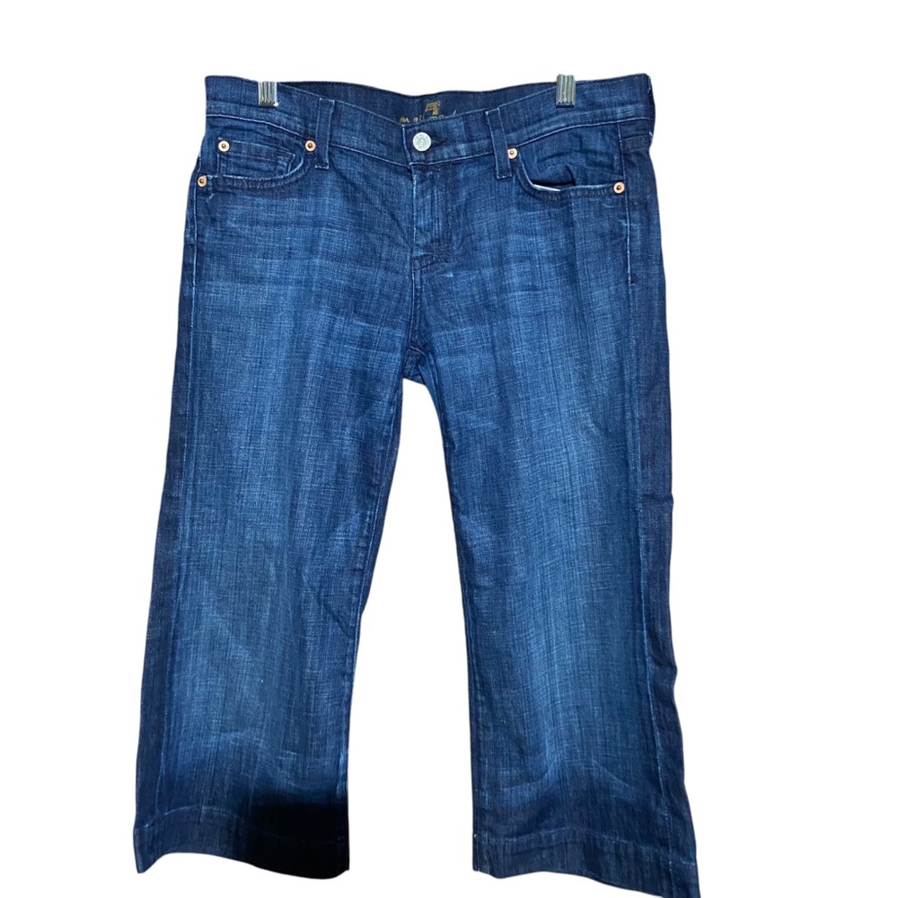 7 For All‎ Mankind Cropped Dojo Jean Size 29